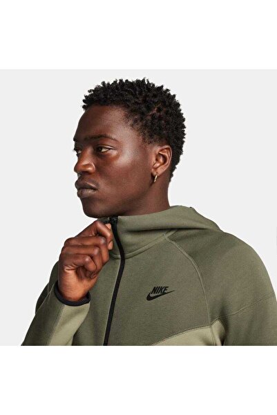 Nike Tech Fleece Tam Boy Fermuarlı Erkek Kapüşonlu Üst ( YENİ SEZON ) FB7921-276