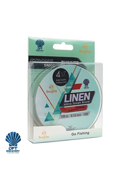 DFT Green Bojin 4x Snur de pânză de in - 0,12 mm 150 M