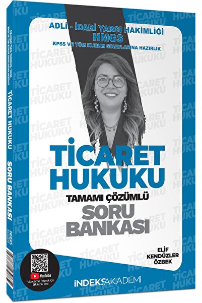 İndeks Akademi Yayıncılık İndeks Akademi 2025 Kpss A Grubu Ticaret Hukuku Sor...