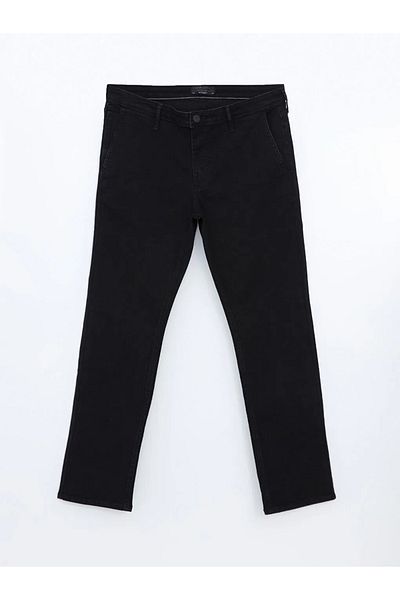 LC Waikiki Ανδρικό τζιν παντελόνι LCW Jeans Black 880 Chino Fit