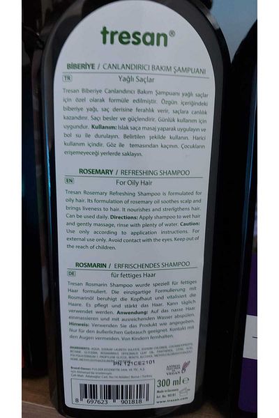 Tresan Rosemary Revitalizing Shampoo -300Ml- (1 Piece)