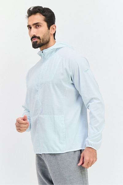 Brooks Men Sportswear Fit Long Sleeve Running Jacket, Turquoise