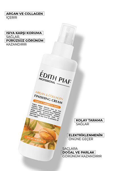 edith piaf professional Isı Koruyucu & Kolay Tarama Collagen Fön Kremi 250 ml