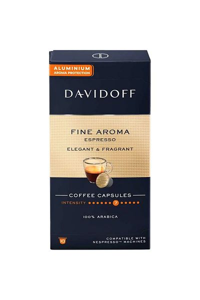 Davidoff Nespresso Compatible Capsule Coffee Fine Espresso 2 x 10 pcs