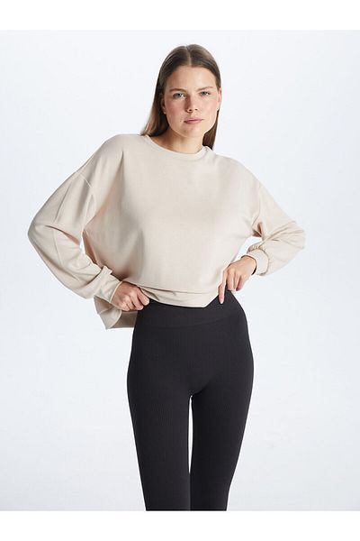 LC Waikiki Γυναικείο φούτερ LCWK Crew Neck Oversize