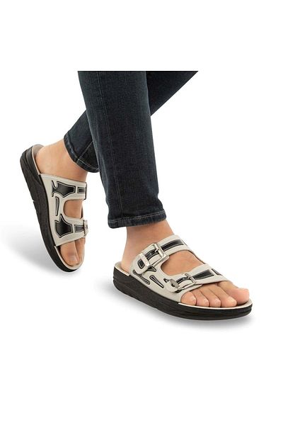Muya Beige Men's Slippers - Sports Anatomical Sole, Four Seasons