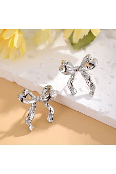 Ervalina Şık Fiyonklu Tasarım Küpe