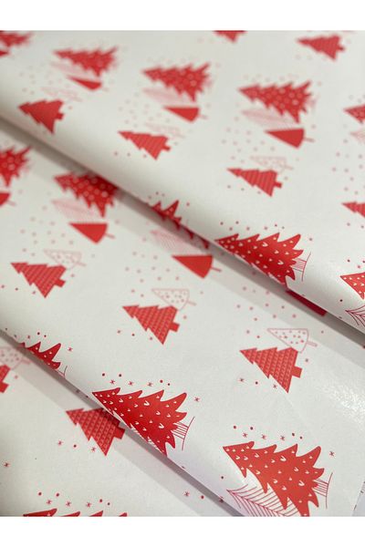Meyofficial Christmas Pine Tree Patterned - Concepted Pelur Paper (50*70cm) Pack of 25