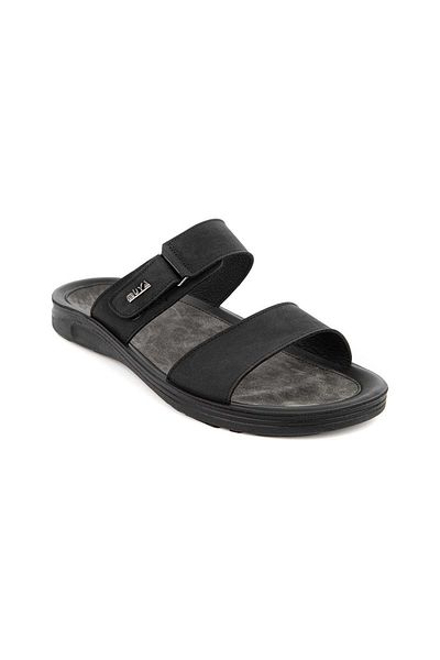 Muya Black Subteno Anatomical Men's Slippers - Comfortable Sole