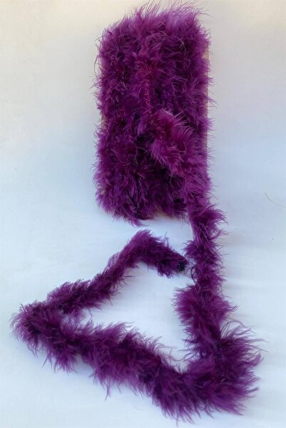 Hobigram Kedi Kuyruğu,tilki Tüyü Mürdüm Rengi Otriş Tüy Çeşitleri 1 Metre – D...