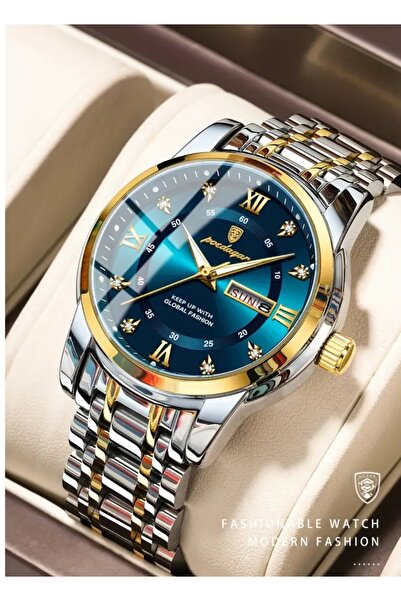 POEDAGAR Paslanmaz Çelik Erkek Lüx 1. Sınıf Kol Saatleri