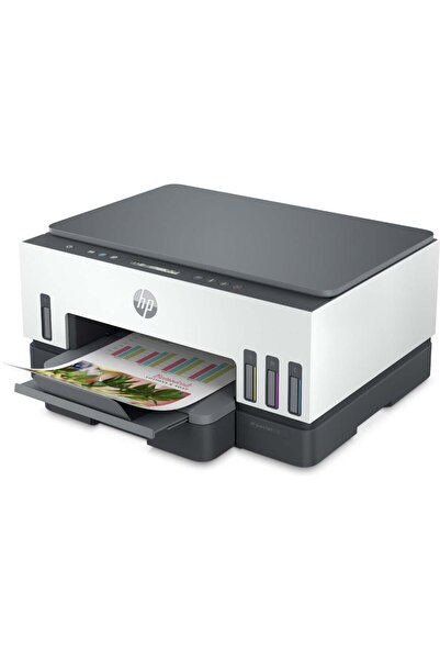 HP 6uu46a Smart Tank 720 طابعة وماسح ضوئي وناسخة وواي فاي طابعة تانك متعددة الوظائف