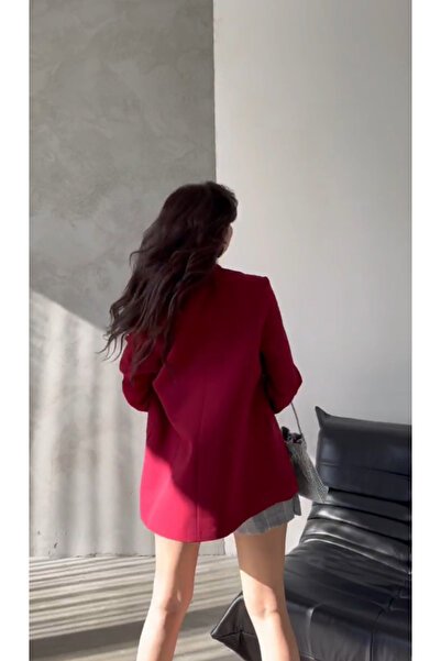 Genel Markalar Kadın Leopar Astarlı Blazer Ceket