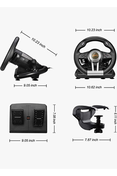 CRK TECH Pxn V3 Pro Direksiyon Seti Ps4 Ps3 Xbox Vites Pedal Uyumlu Oyuncu Direksiyonu