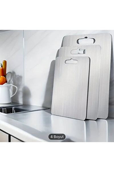 Stainless Art 3 Adet Paslanmaz Çelik Kesme Tahtası, Endüstriyel Gıda Tedarik ...