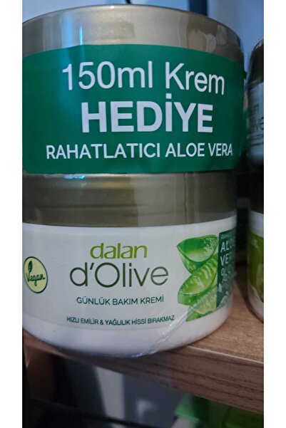 Dalan D'olive Besleyici Hızlı Emilen Organik Aloevera Yağı Krem 250 ML+150 ML...