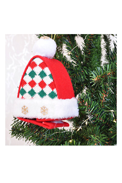 kidspartim Новорічна ялинка Прикрашена коробка-сюрприз Модель капелюха 16x12 см