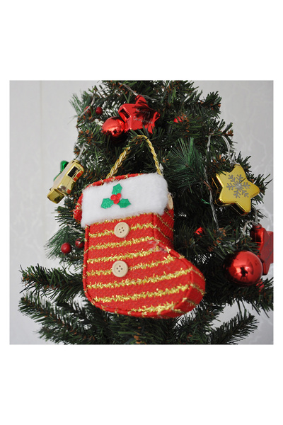 kidspartim Новорічна ялинкова прикраса Прикрашена коробка-сюрприз Модель шкар...