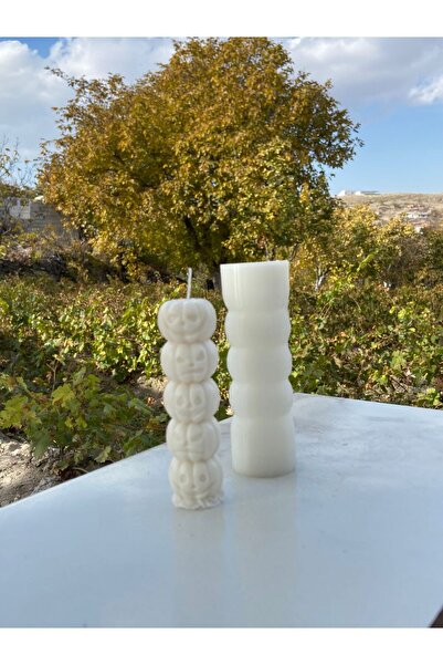 Pumpkin Totem Single Candle Mold scented stone ceramic silicone mold