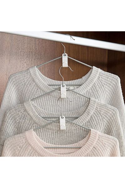 BirTıKHome Hanger Multiplier Wardrobe Practical Shirt Clothes T-Shirt Clothing Organizer Multiplier 10 Pieces