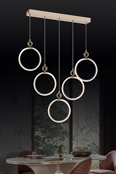 bordolux Ld 073 5s Model Gold 3 Renkli Salon Ve Oturma Odası Için Ideal Alümi...