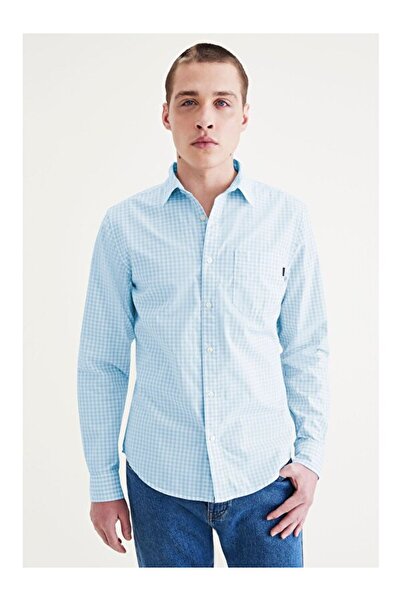 Dockers Casual Mavi Gömlek, Slim Fit
