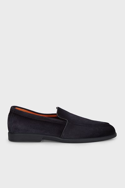 Santoni Men's Suede Loafer - Mgar18829Ootsrvru59