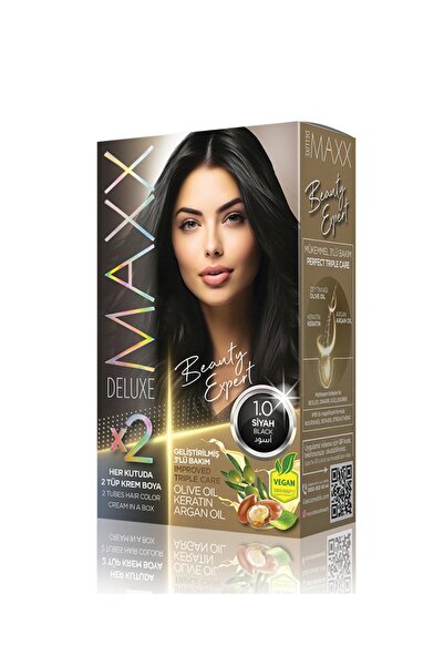 MAXX DELUXE Beauty Expert Set Saç Boyası 1.0 Siyah