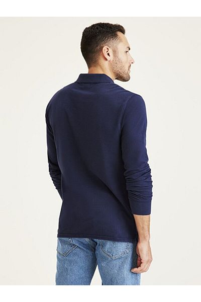 Dockers Μακρυμάνικο πόλο Navy Blue