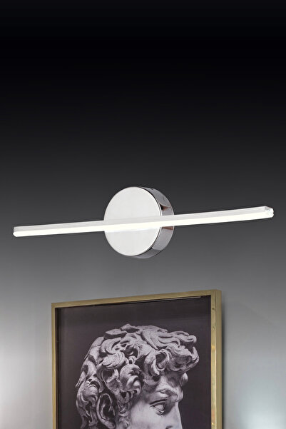 bordolux Pl 06 Model Krom 3 Renkli Koridor Ve Mutfak Için Ideal Aplik Alüminyum Avize, 45x10