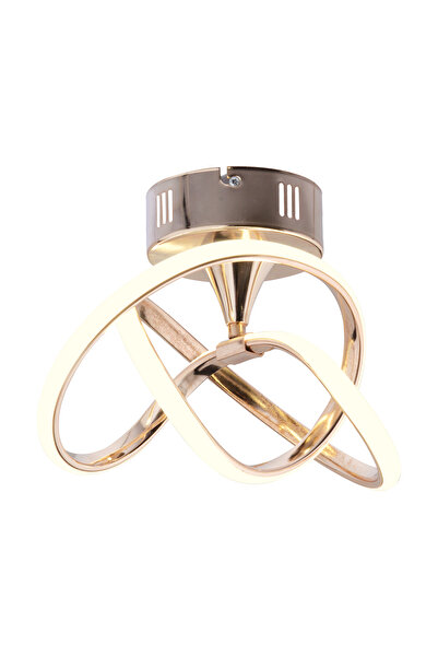 bordolux Ld 064 Model Gold 3 Renkli Koridor Ve Mutfak Için Ideal Plafonyer Alüminyum Avize, 30x70