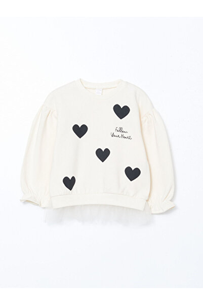 LC Waikiki سويت شيرت بناتي سميك بياقة دائرية من LCWK