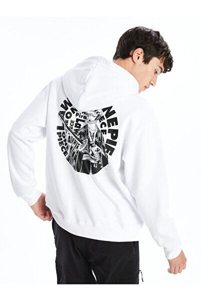 LC Waikiki Ανδρικό φούτερ με μακρυμάνικο εμπριμέ