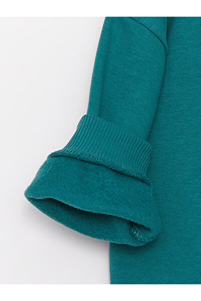 LC Waikiki Chlapecká mikina Lcwk Crew s dlouhým rukávem a potiskem