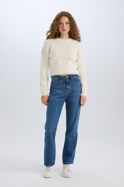 DeFacto Regular Fit Crew Neck Knitwear Sweater C6320Ax24Cw