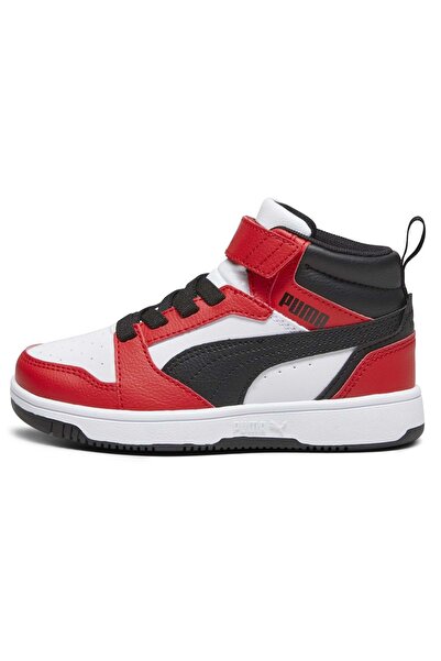 Puma Rebound V6 Mid AC+ PS 393832 Pantofi sport ortopedici pentru copii ROȘU