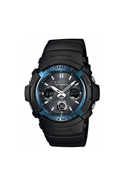 G-SHOCK Klassische Herrenuhr Schwarz Awg-m100a-1aer