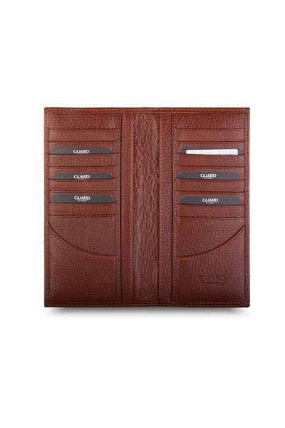 GUARD Genuine Leather Brown Portfolio Hand Wallet - Grd241116Wt217