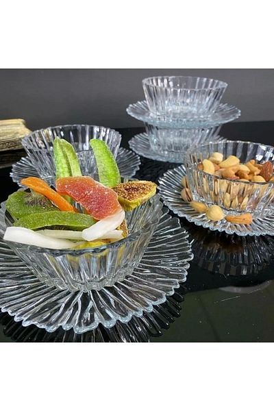 Zeryas Home 12 Pieces of Snack Bowl and Chocolate Bowl