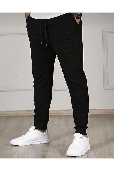 Velkoz Ανδρικό μαύρο παντελόνι Jogger Slim Fit