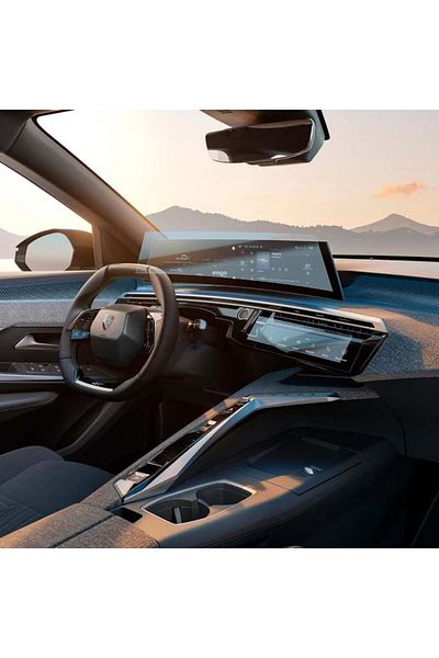 Engo Peugeot 5008 Gt Screen Protector 21 Inch I-Cockpit Air Conditioning Screen