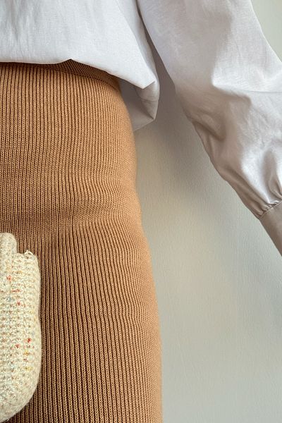 InStyle بنطال تريكو الجمل الأساسي