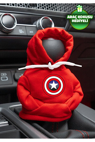 Freeyez Captain America Red Gear Shift Hoodie Car Gear Shift Outfit Shifter F...