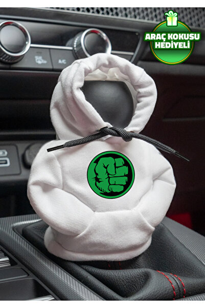 Freeyez سترة Marvel Hulk White Gear Shift Hoodie للسيارة، ملابس ناقل الحركة، ...