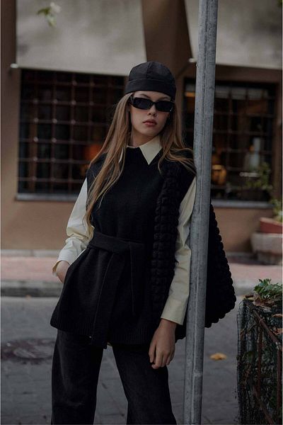 Tailors Room Tricotaje negre - Design legat