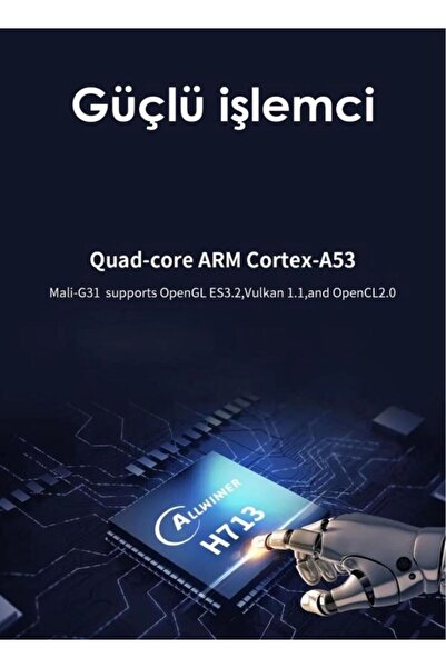 LENSUN Hy300 Pro Beyaz Taşınabilir Sinema Projeksiyon 1280* 720p Ev Sineması Bluetooth Android 11 Akıllı