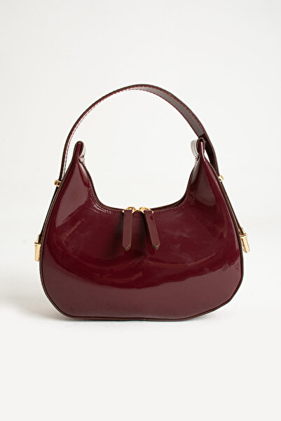 Generic Brand Women's Patent Leather Cherry Bag Zipper Closure Special Strap ...
