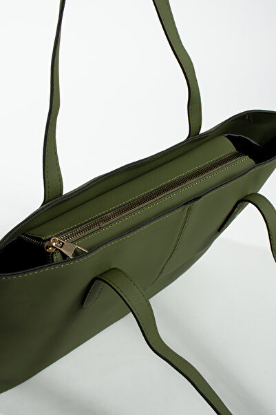 KOÇAK ÇANTA Women's Two-Handle Zippered Large Size Bag Shoulder Bag