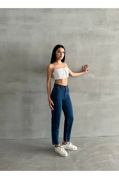 Butik Mom Jeans Pants Without Lycra