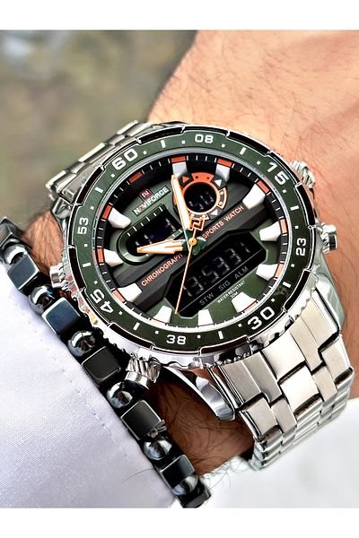 Naviforce Digital Analog Erekek Wrist Watch